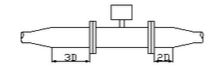 旋進旋渦流量計安裝圖示
